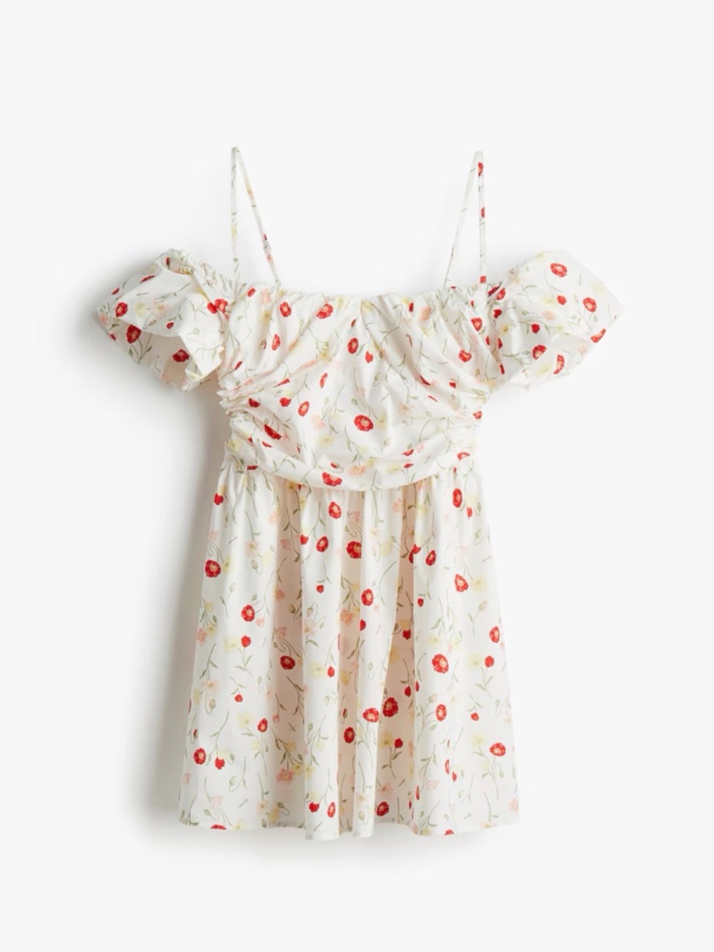 NWT H&M Draped Open Shoulder Dress